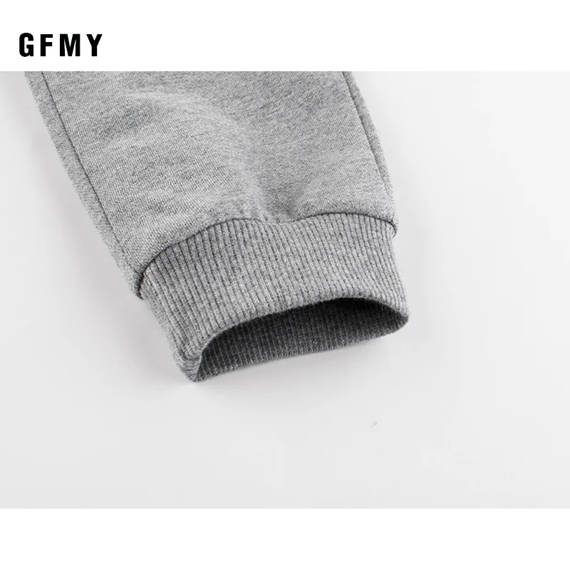 GFMY 2019 спортивные штаны Новые вышитые карманы с динозавром однотонные длинные для
