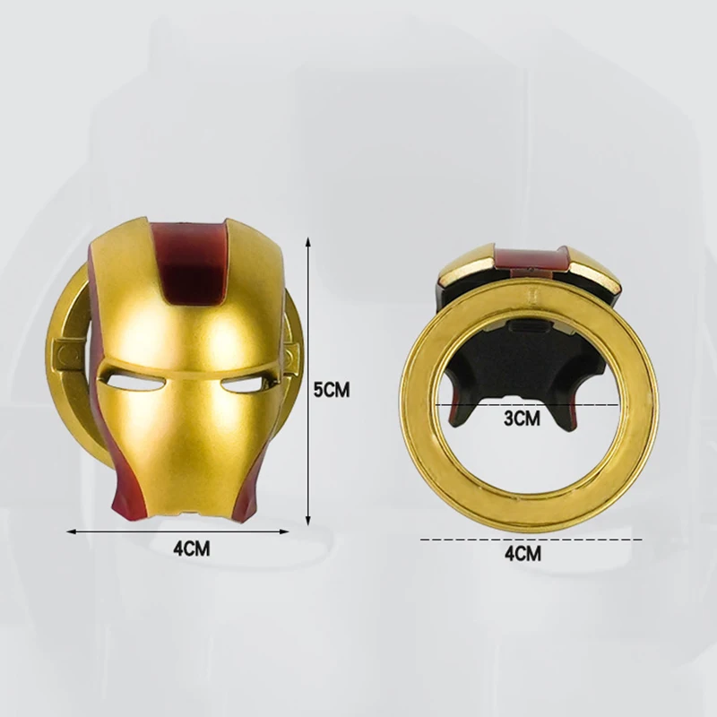 3D Marvel Железный человек Автомобильная наклейка для внутреннего интерьера