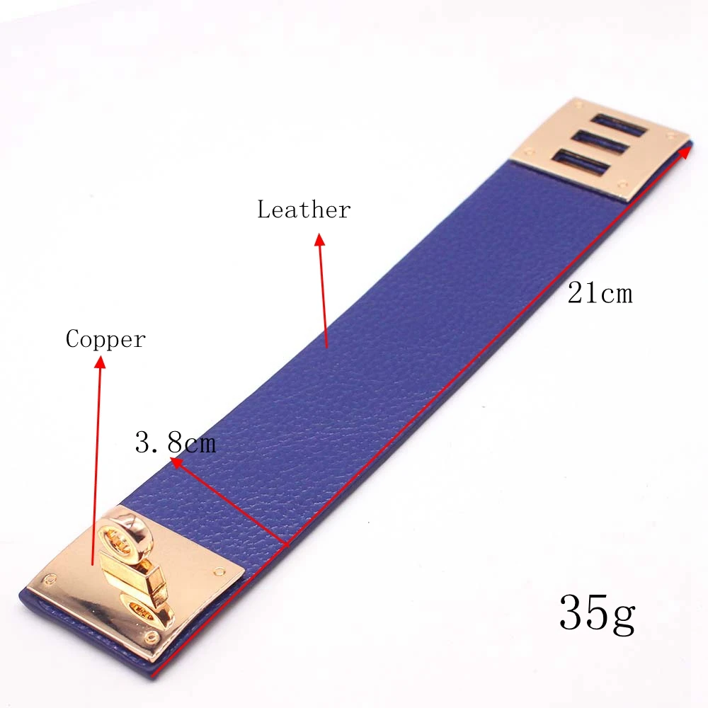 Женский кожаный Браслет-манжета TOTABC в европейском стиле | Украшения и аксессуары