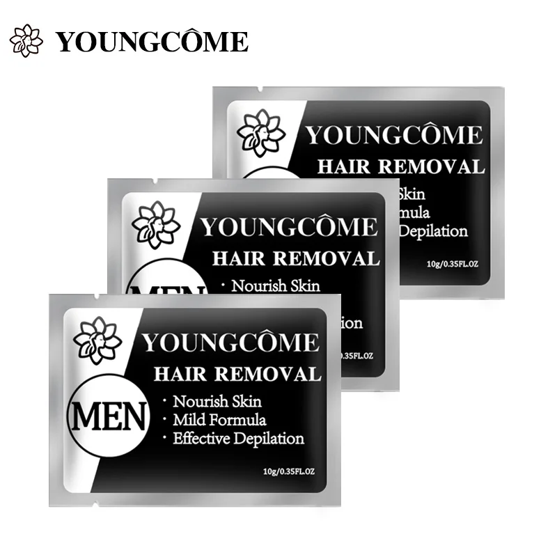 

YOUNGCOME 3pcs/lot 10g Men's Women's Hair Removal Cream Quickly Effectively Legs Hands Underarms Whitening Remove Hair