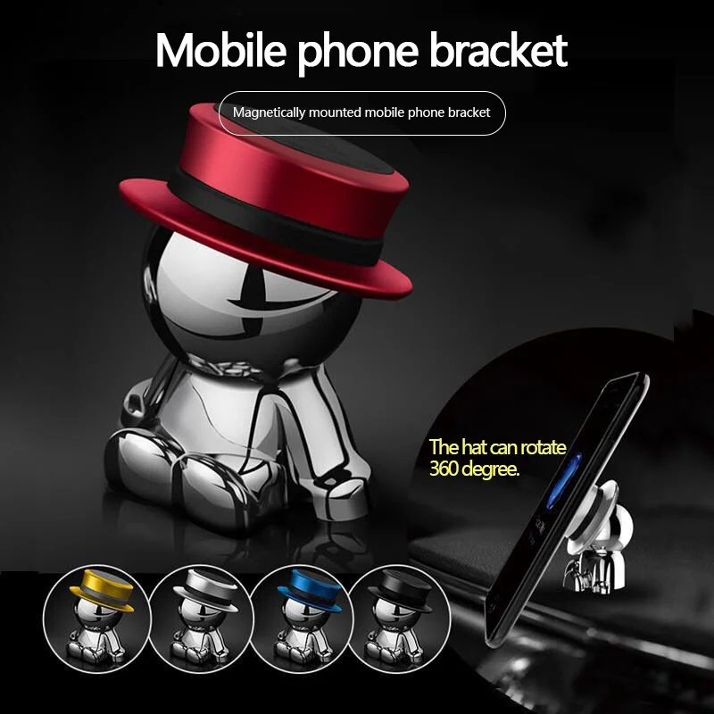 

360° Rotation Car Magnetic Phone Mount Holder Dashboard Stand Accessories