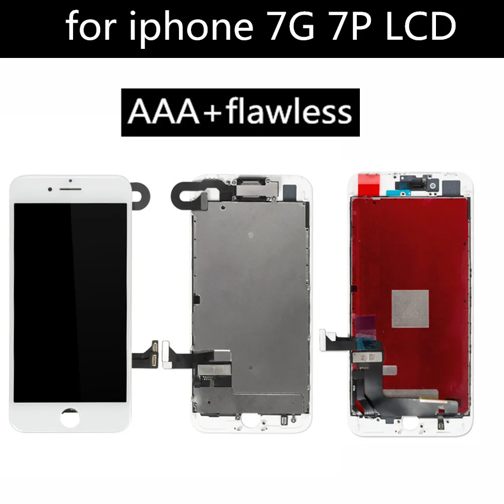 A + ЖК-дисплей для iPhone 7 plus полный комплект дигитайзер сборка 3D сенсорный экран