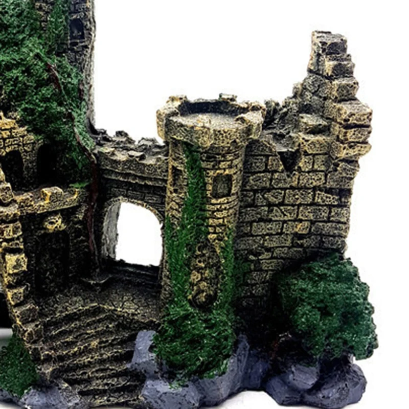 Украшение для аквариума замок украшение большие украшения изделия ручной работы