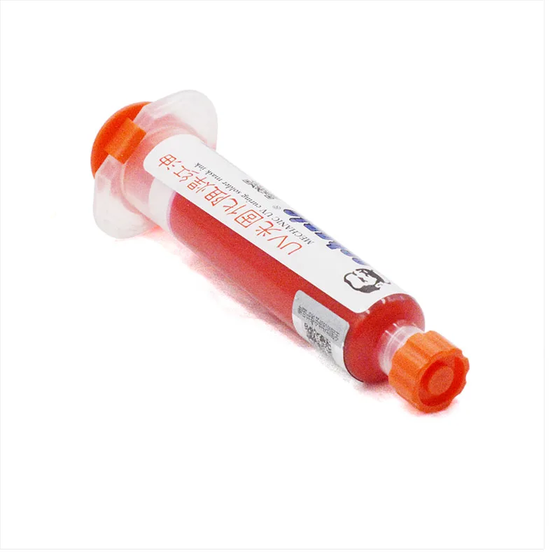 1 шт. красная сварочная маска для припоя с УФ клеем 10CC печатной платы BGA защитная