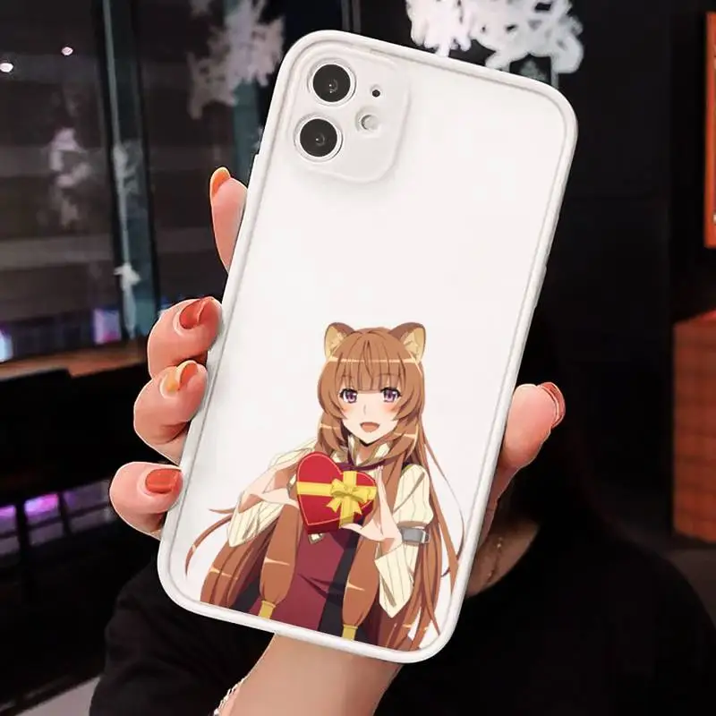 

Raphtalia Tate no Yuusha Phone Case For iPhone 12 11 Mini Pro XR XS Max 7 8 Plus X Matte transparent White Cover