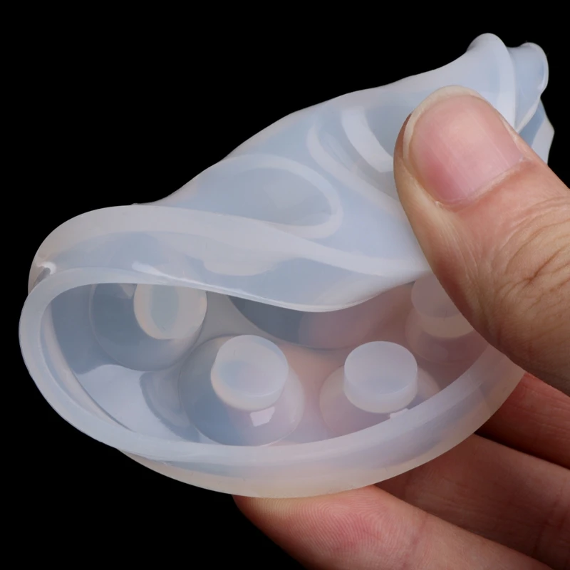 Круглая силиконовая форма для смолы сделай сам ювелирные изделия подвеска