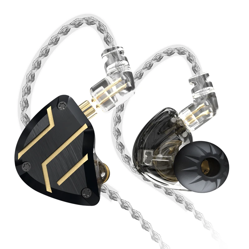 

CCA C10 PRO HIFI Metal Earphone 1DD+4BA Hybrid Drivers In Ear Sport Headphone Heavy Bass Music Headset