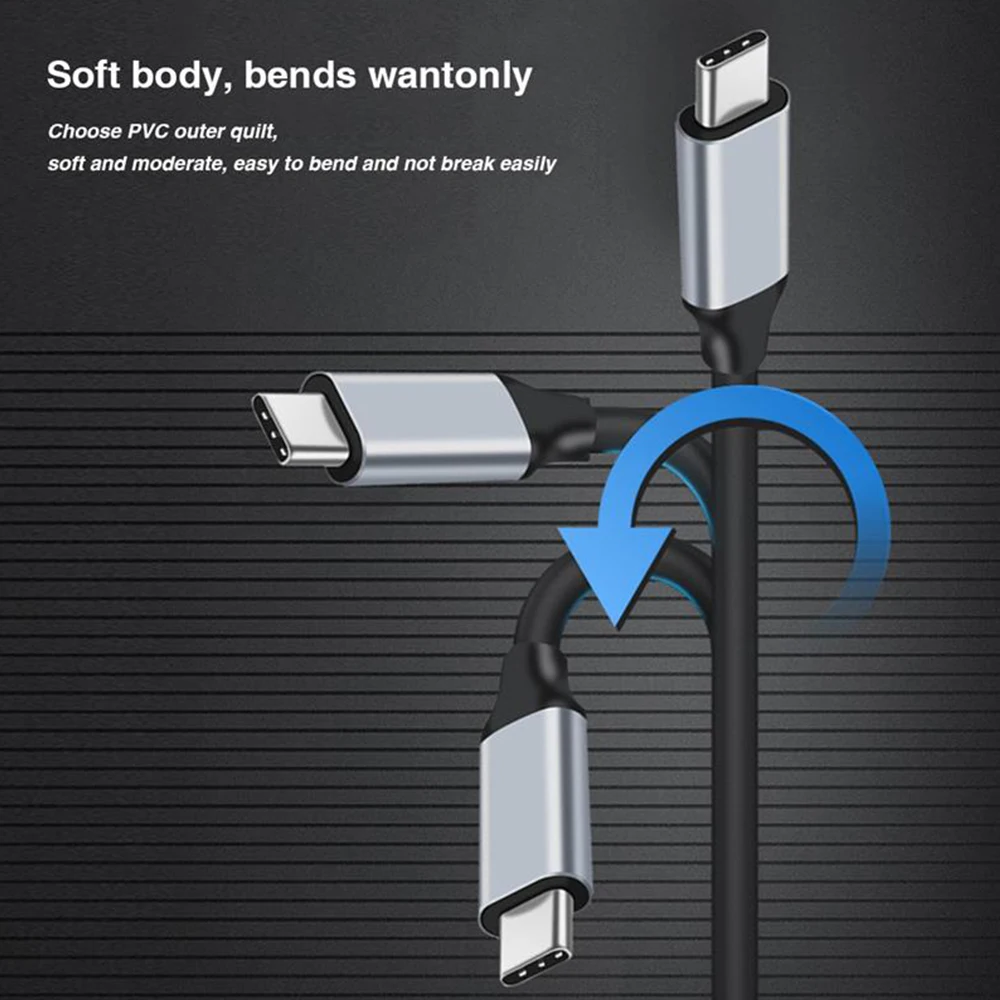 5A 100W Type C 10Gbps Gen2 USB 3.1 to USB-C Type-C Extension Data Quick Charging Cable Extender Cord For Macbook Laptop Phone |