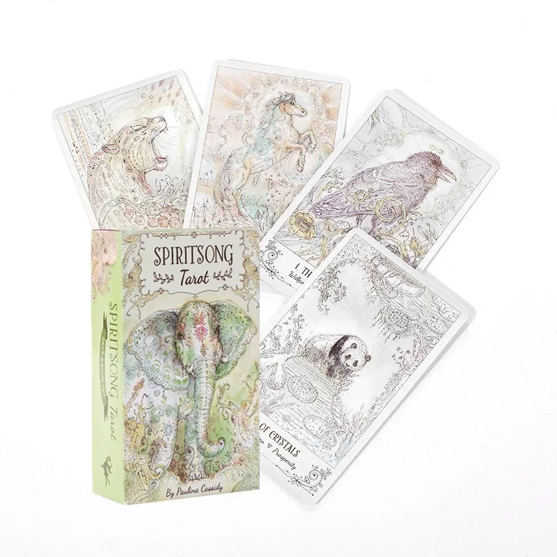 New Spiritsong Tarot Cards Deck Games Oracle Party Playing Card English Table Board Game Divination Fate Entertainment | Спорт и