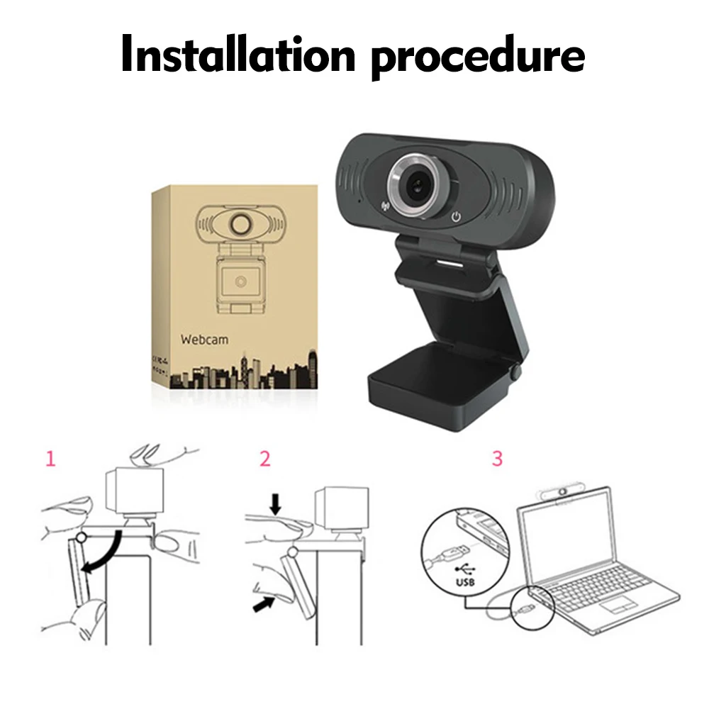 

Full HD Webcam 1080P Webcam hd pc Camera with Microphone Auto Focus Web cam for pc computer Laptop or Desktop