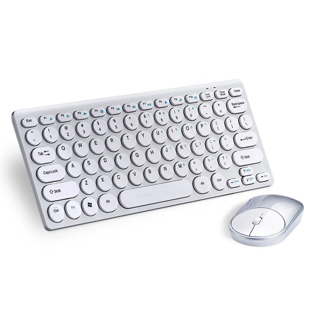 Беспроводная клавиатура и мышь комбинированная тонкая беспроводная