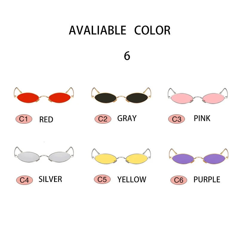 2019 новые маленькие овальные солнцезащитные очки для женщин и мужчин