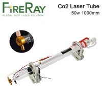 fireray 50w co2 glass laser tube 1000mm glass laser lamp for co2 laser engraving cutting machine marking equipment parts