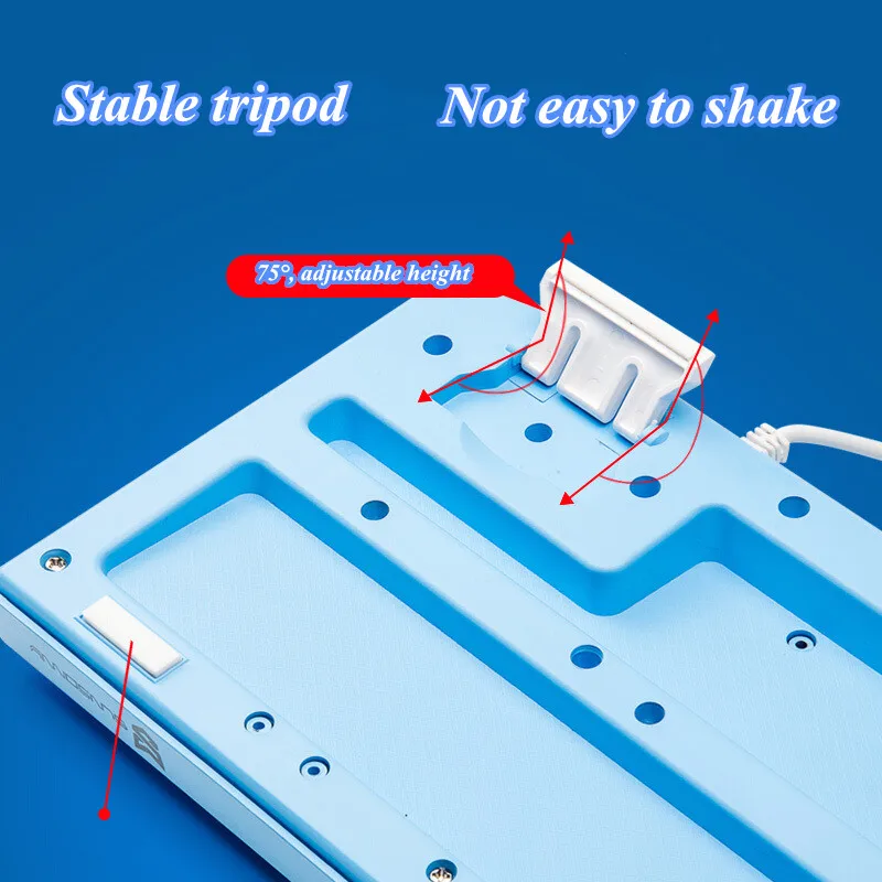 

New girly pink gaming mechanical wired keyboard 104-key USB interface white backlight is suitable for gamers PC laptops