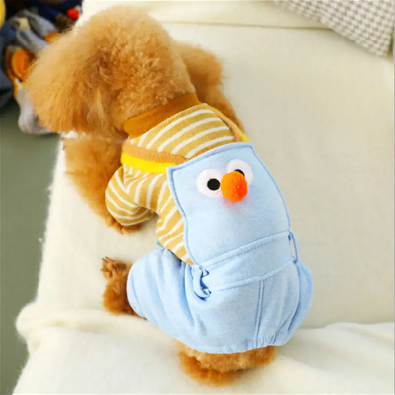 Теплые осенние костюмы для собак Домашние животные кошки собаки одежда Чихуахуа