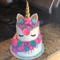 cyuan unicorn baby shower cake topper cupcake wrappers unicorn party cake accessories kids birthday party decoration cake flags