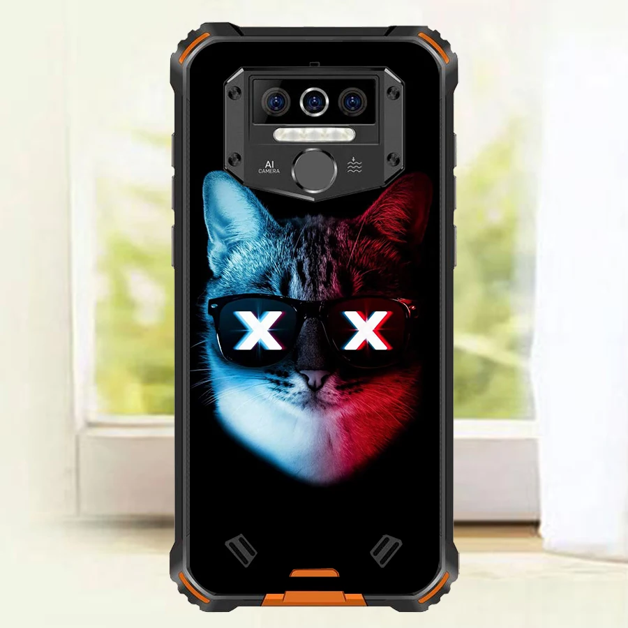 Для OUKITEL WP5 Pro Чехол Wolf Silicon TPU Fundas для Cat Animal Shell Bag корпус чехол телефона s | Мобильные