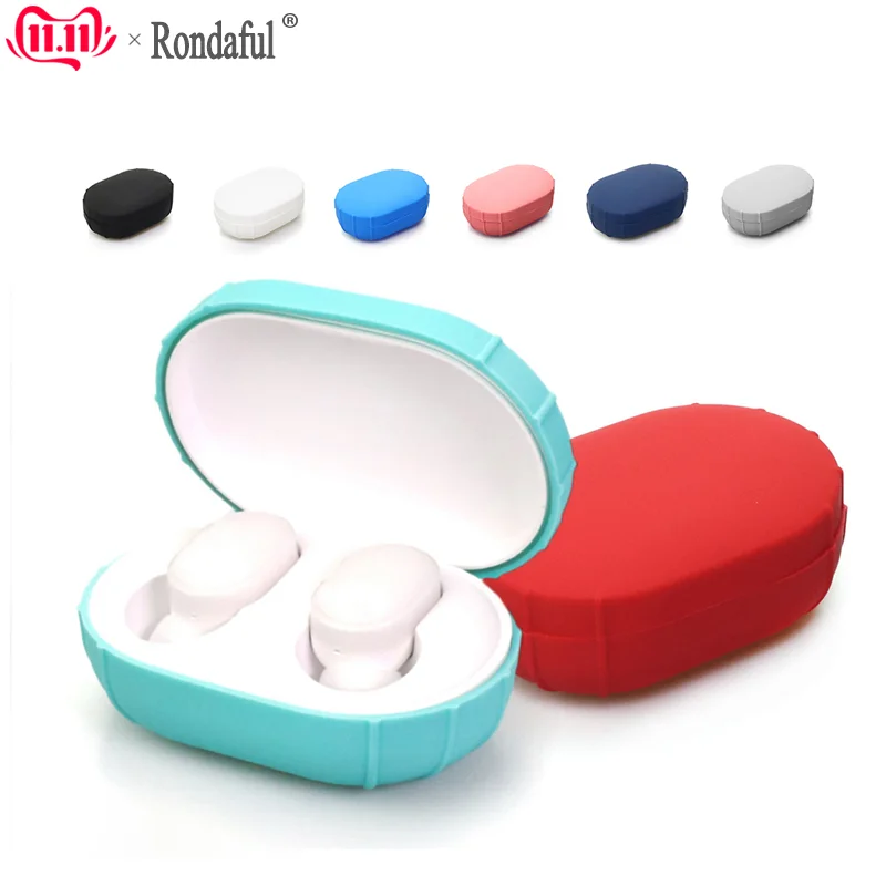 Силиконовый защитный чехол для наушников Xiaomi Redmi AirDots Youth Edition беспроводной