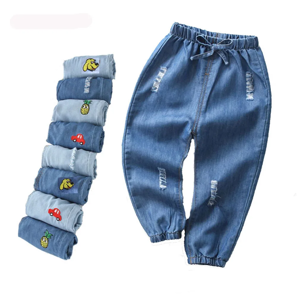 Benemaker детские повседневные брюки джинсы для девочек хлопковые спортивные