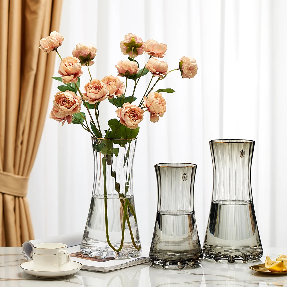 

Nordic Стекло ВАЗ Гостиная украшения для дома: вазы, Украшение стола вазы для цветов Декор террариума цветочных горшков под заказ