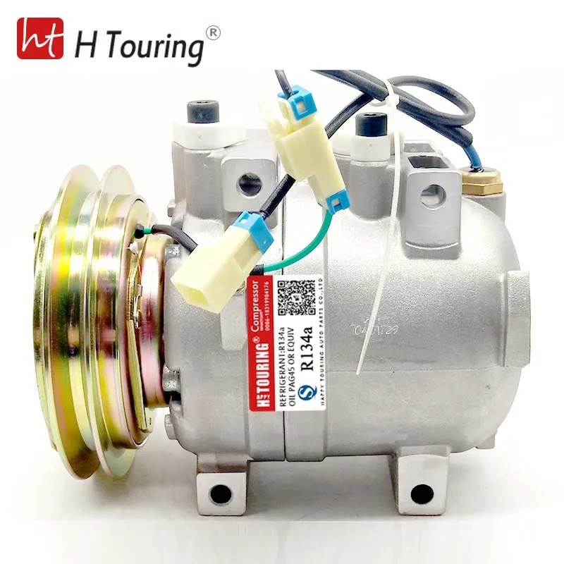 Компрессор кондиционера dkv14c для экскаватора Hitachi Hyundai R225-7 A5000-674-00-1 11N 690040 11Н6-90040 11Н