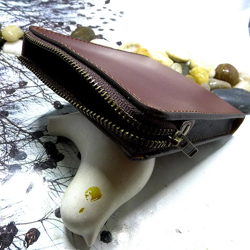 Blongk чехол для паспорта на молнии поясная сумка из натуральной кожи