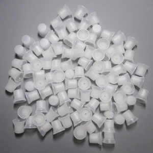 100 шт., пластиковые чашки для микроблейдинга с хлопковым перманентным макияжем