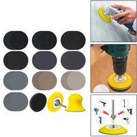 100pcs sanding discs assorted 80 7000 grits wetdry sander pad with 14 inch shank backing plate