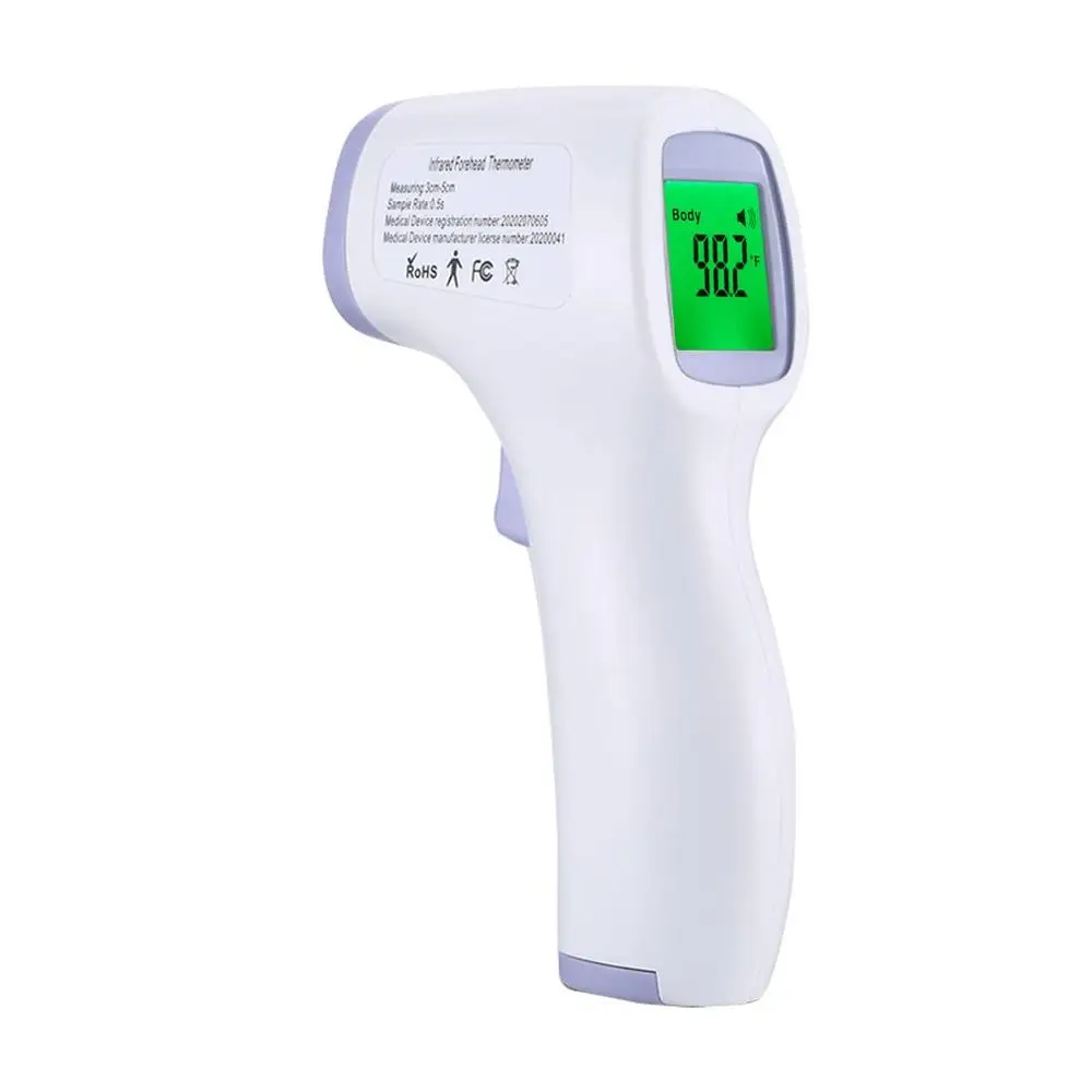 

2020 Digital Infrared Thermometer Non-Contact Forehead Body Electronic Laser Baby Adult Ear Fever Temperature Gun