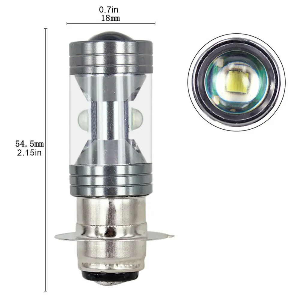 

Motorcycle Led Headlight H6 Px15D 3 Led Highlight Refit High Thermal Conductivity Motorcycle Headlight