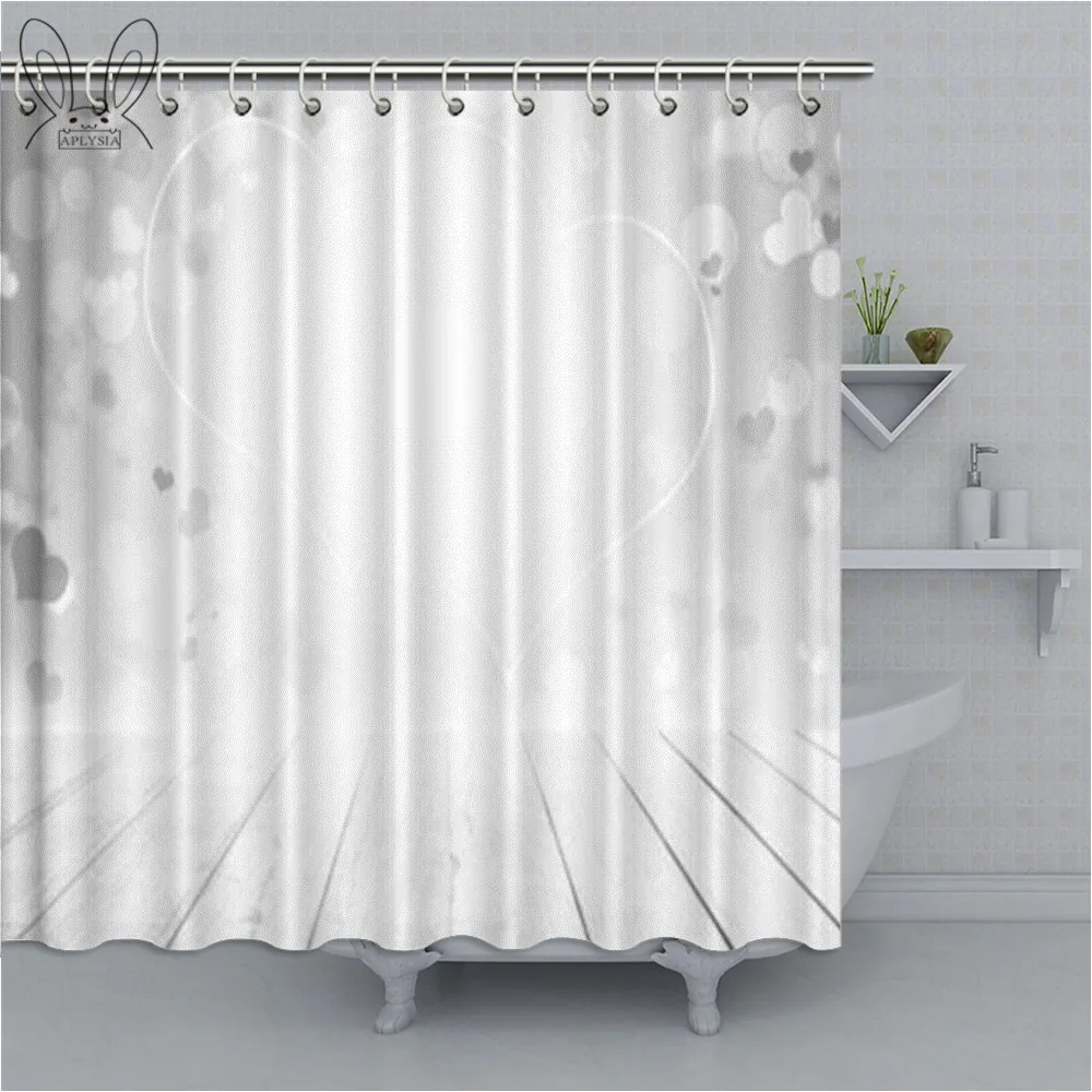 

Rococo Style Bathroom Curtain Sliver Flower Waterproof Shower Curtain Polyester Fabric Bath Curtain Bathing Cover Shower Sets