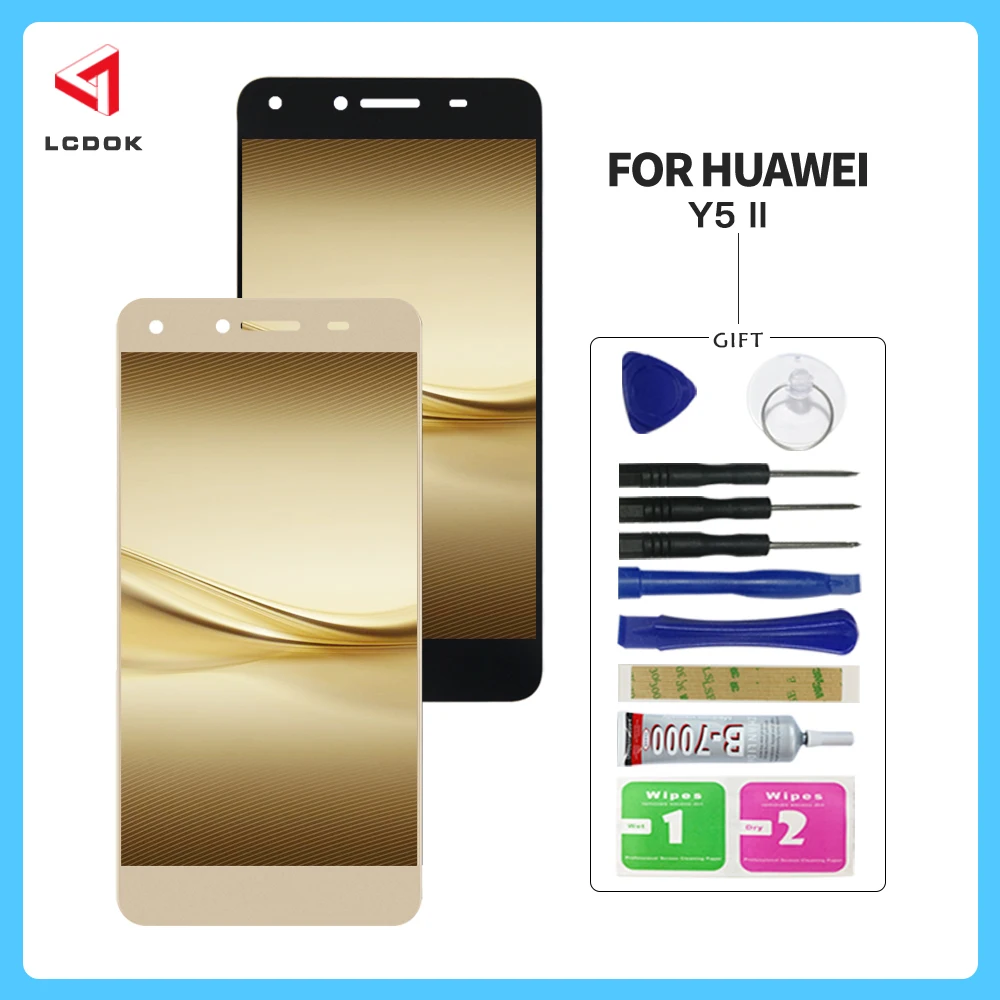 AAA + качественный ЖК дисплей для huawei Y5 2 Y5II CUN U29 L21 L01 L02 L03 L22 L23 L33 экран сенсорная