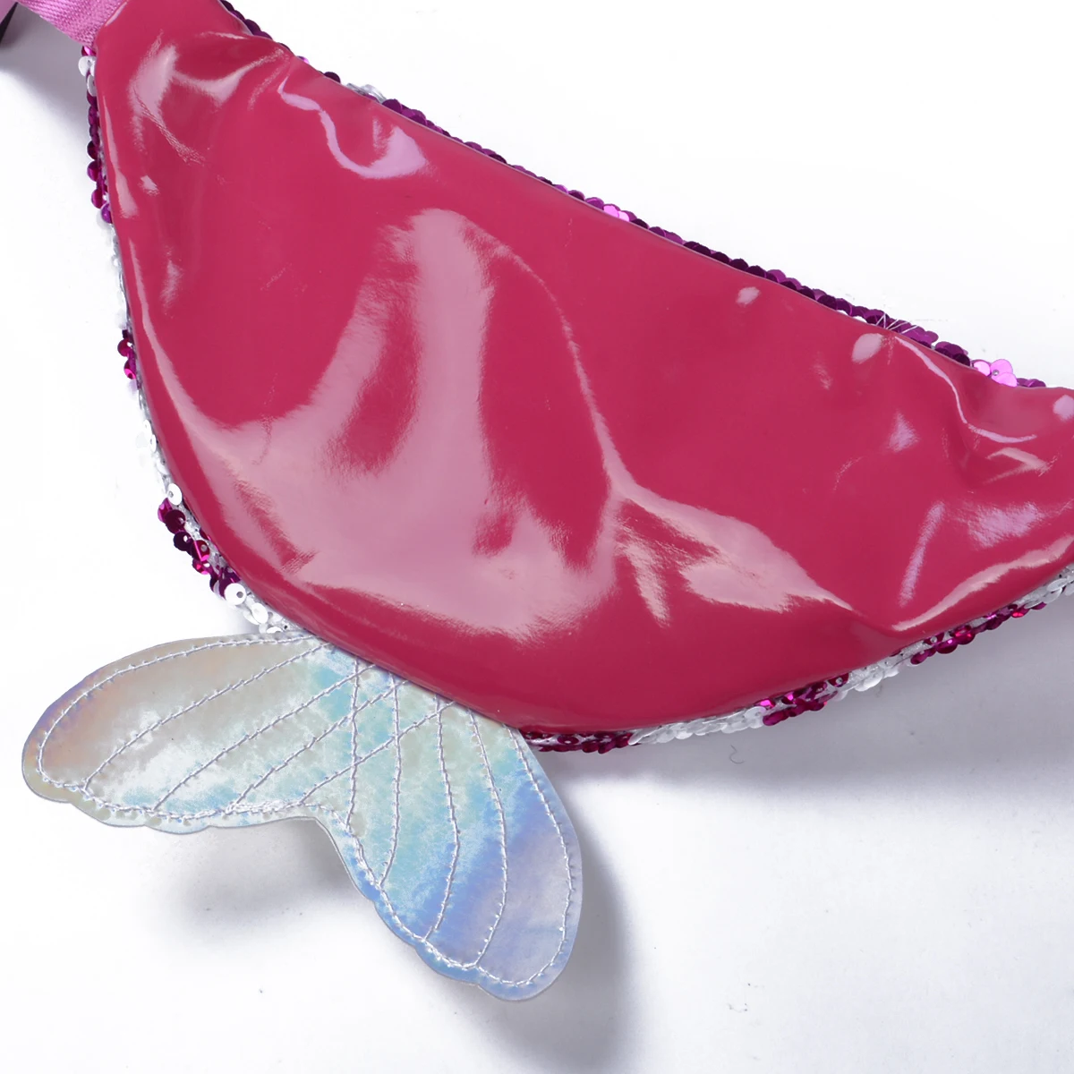 Детская поясная сумка с блестками нагрудная Сумочка через плечо для маленьких