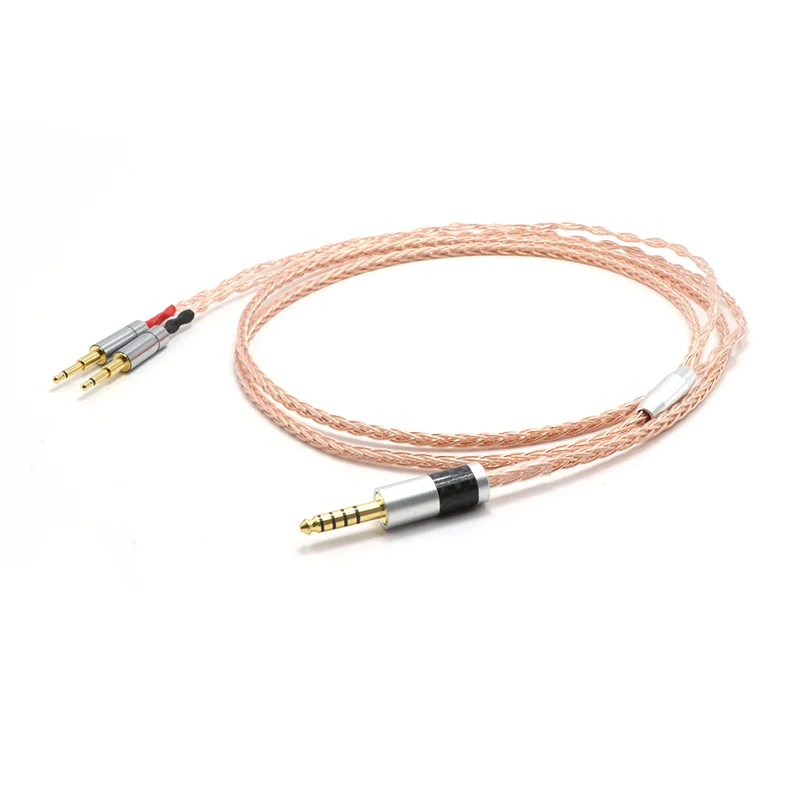 Высокое качество 8 ядер 7N OCC один кристалл медь наушников Обновление кабель для Me