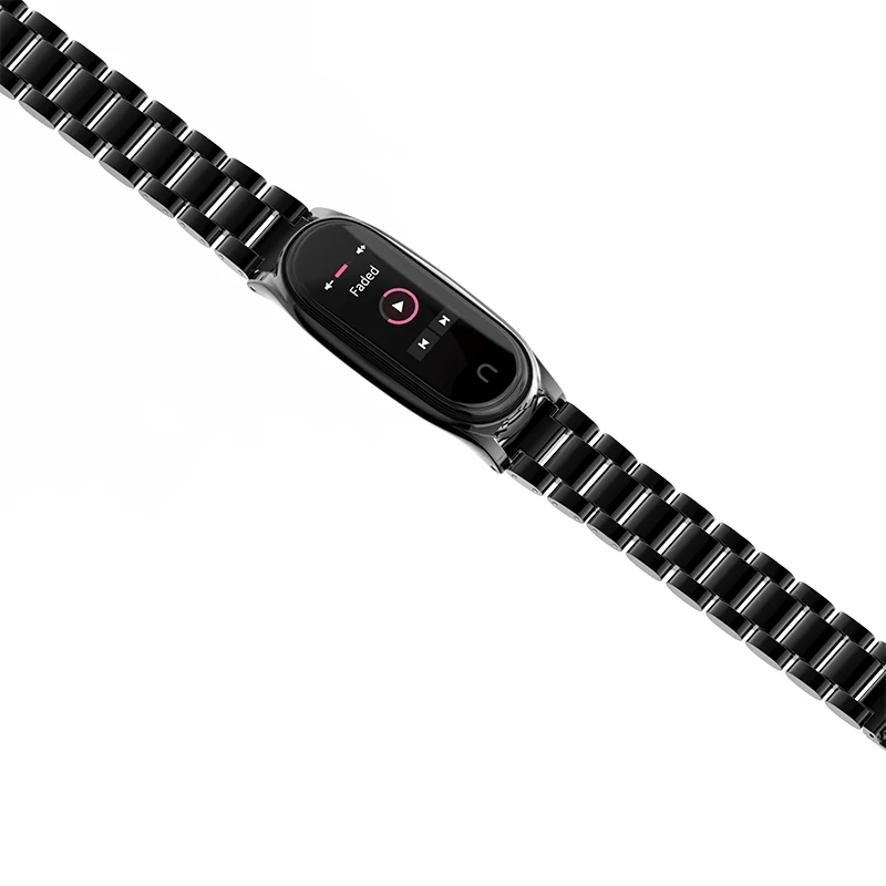 Mi jobs mi Band 4 ремешок металлический браслет для Xiaomi mi ремешок 4 Ремешок Браслет умные часы браслет из нержавеющей стали браслет 4 ремешок