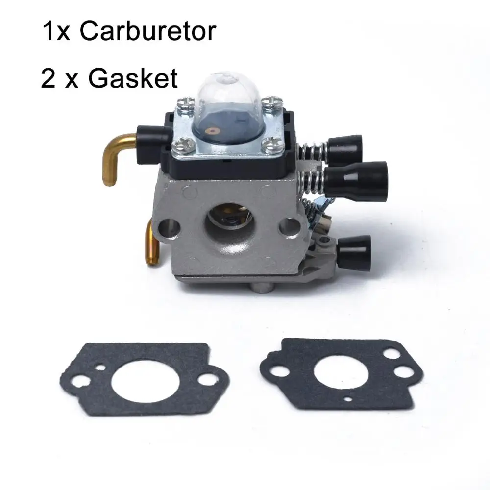1 Set Карбюратор арматура карбюратора подходит для stihl FS38 FS45 FS46 FS55 FS74 Строка триммер для живых изгородей, OEM: 41401200619 - Цвет: 1 Set