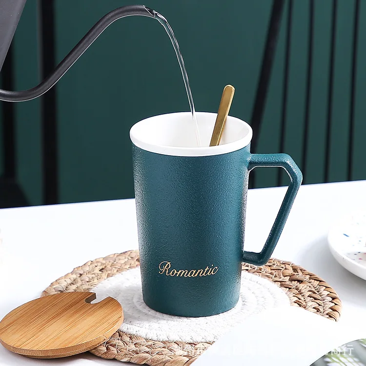 Креативная Подарочная кружка деловая офисная Бытовая керамика чашка с крышкой