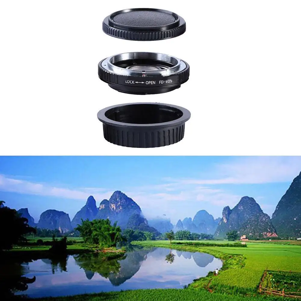 

For FD-EOS with corrective lens/glass For Canon FD body EOS ring adapter lens to R4P4