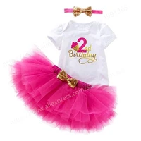 2 years baby girls dress girl tutu ruffles lace birthday party dresses 2nd birthday dress christening baby clothes 24 months