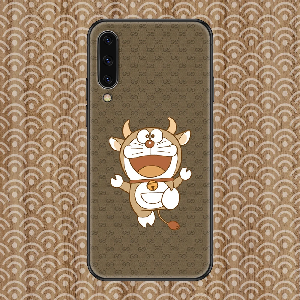 

Doraemon Luxury Brand Phone case For Samsung Galaxy A 3 5 7 8 10 20 21 30 40 50 51 70 71 E S 2016 2018 4G black pretty funda