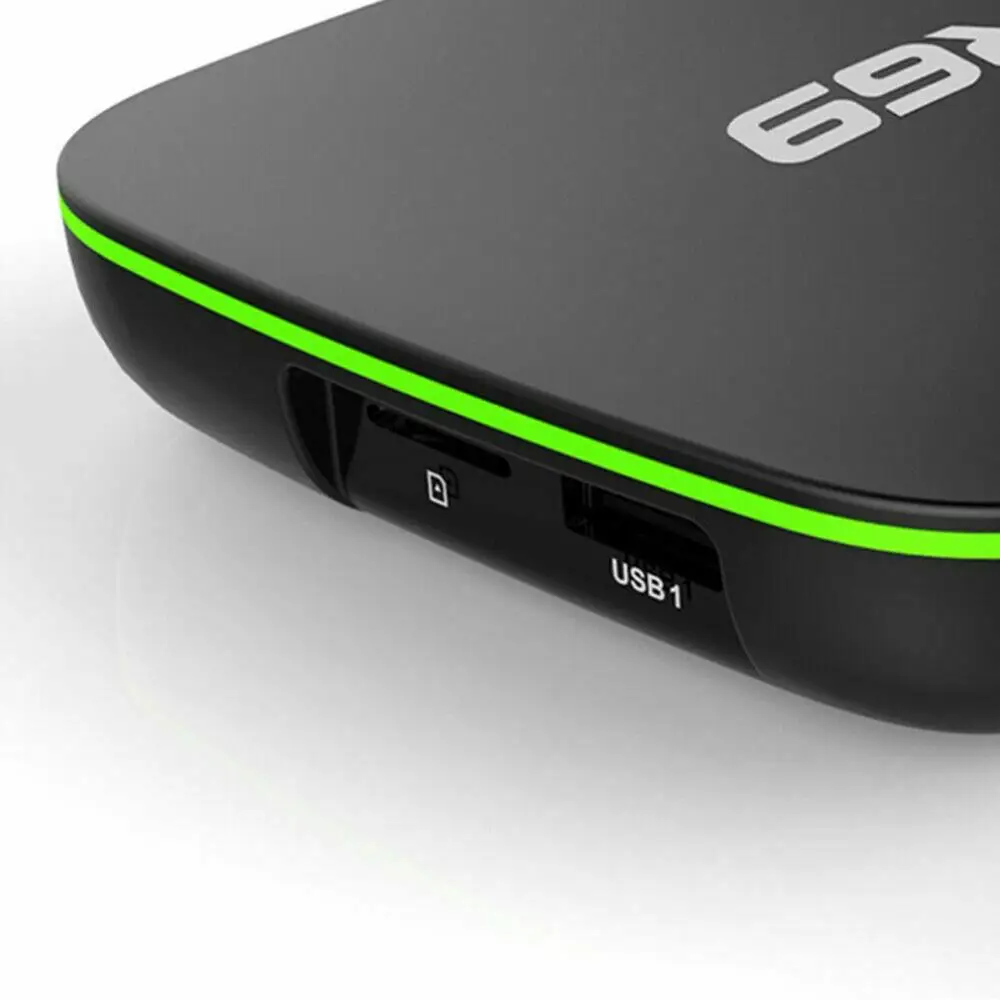 Великобритания Plug R69 Android 7,1 Smart tv Box 1+ 8G четырехъядерный HD 2,4 ГГц WiFi 4K медиаплеер 1080P HD Поддержка 3D фильма