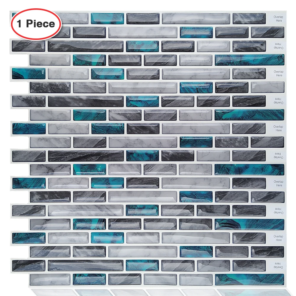 Домашний декор водонепроницаемая виниловая самоклеящаяся мозаичная плитка 3D