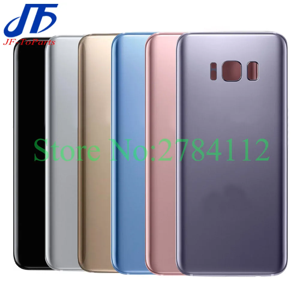 10 шт. Замена заднего стекла для Samsung Galaxy S8 g950/S8+ S8 Plus G955 G955F Крышка батарейного отсека задняя дверь корпус 6 цветов