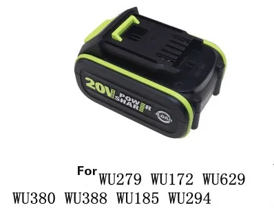 Сменный аккумулятор для Worx 20v WA3595 WA3596 WU388 WU279 worx WU 386 808 230 398 296 294 189 179 185 172 |