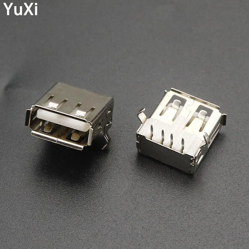 

10pcs USB Type A Standard Port Female Solder Jacks Connector PCB Socket USB-A type USB2.0 female Interface socket