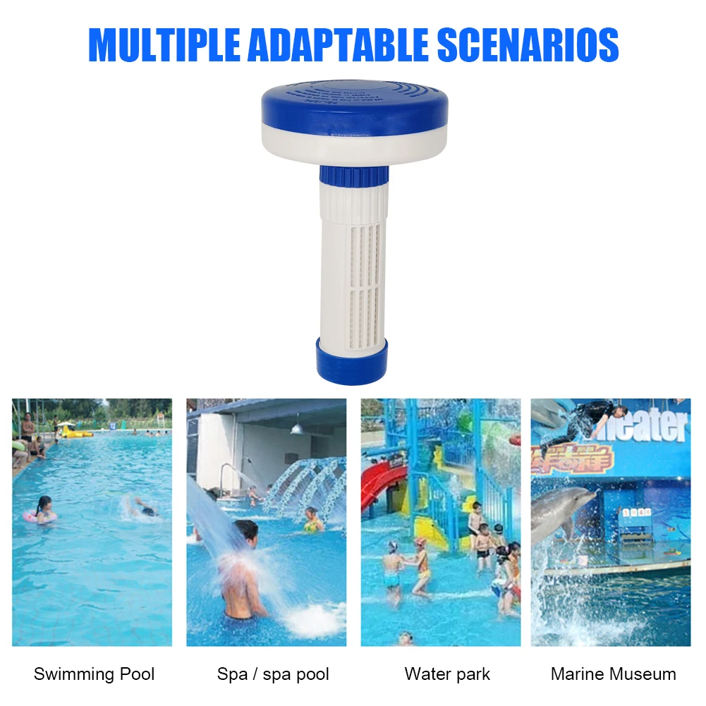 Регулируемый Бассейн горячая ванна спа плавающий таблеток дезинфекция коробка