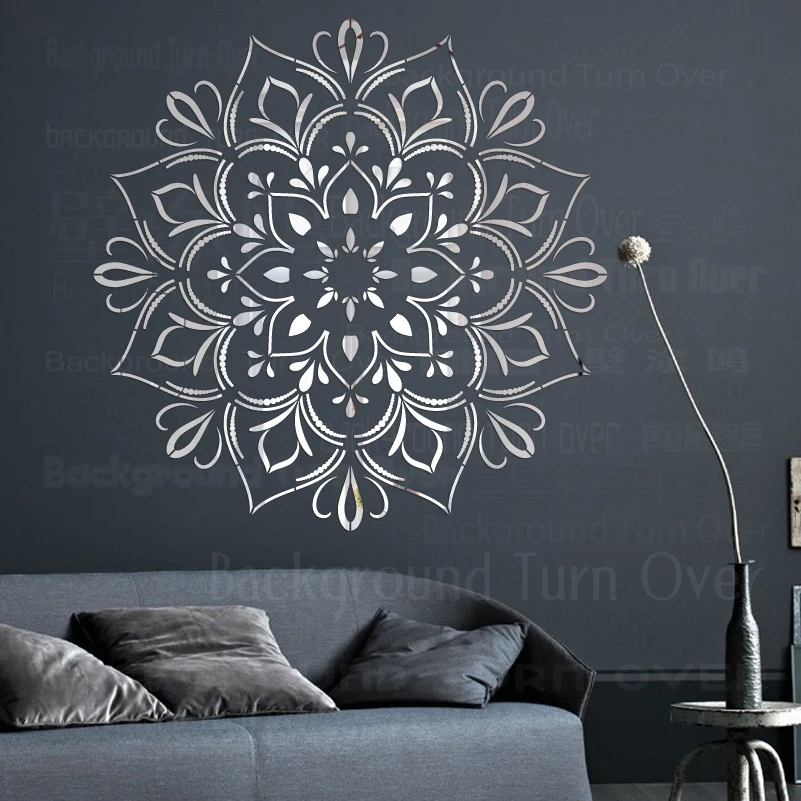 Зеркальные наклейки декор для ванной комнаты длинная наклейка на стену бумажная