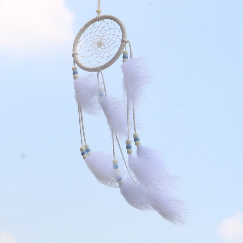 Винтажный Ловец перьев сетка для украшения дома индийский снов ретро перо