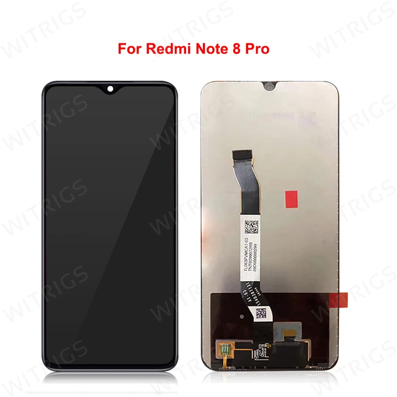 10 точечный сенсорный ЖК дисплей для Xiaomi Redmi Note 8 Pro кодирующий преобразователь