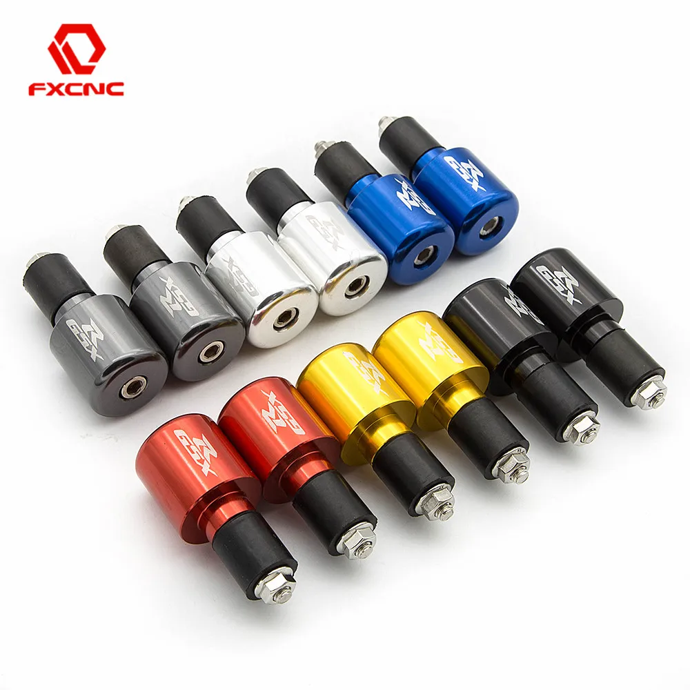 Логотип &quotGSXR&quot с ЧПУ руль для мотоциклов рулевого управления противовес штыри